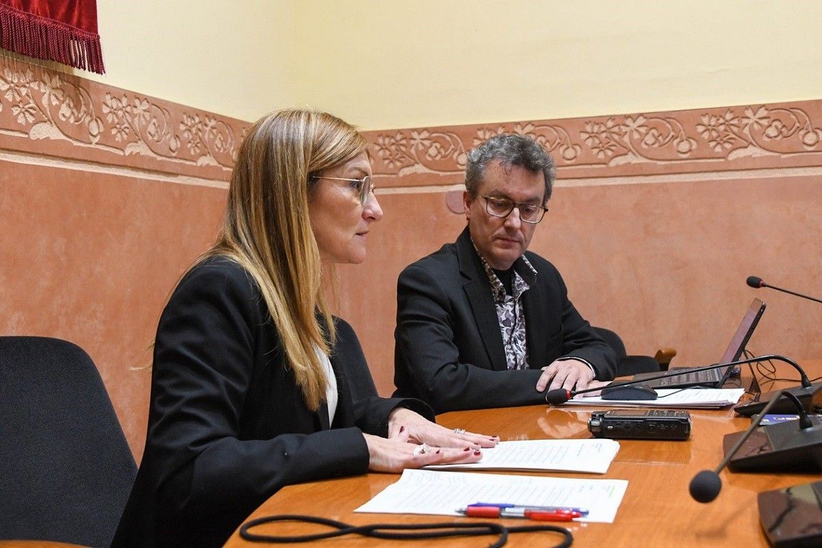 L'alcaldessa i el portaveu d'En Comú Podem presenten la proposta de Pressupost per al 2023