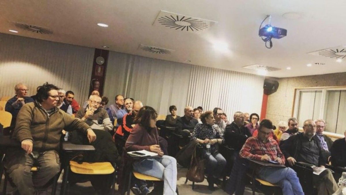 Assemblea conjunta entre Catalunya en Comú i Podem Rubí el passat desembre