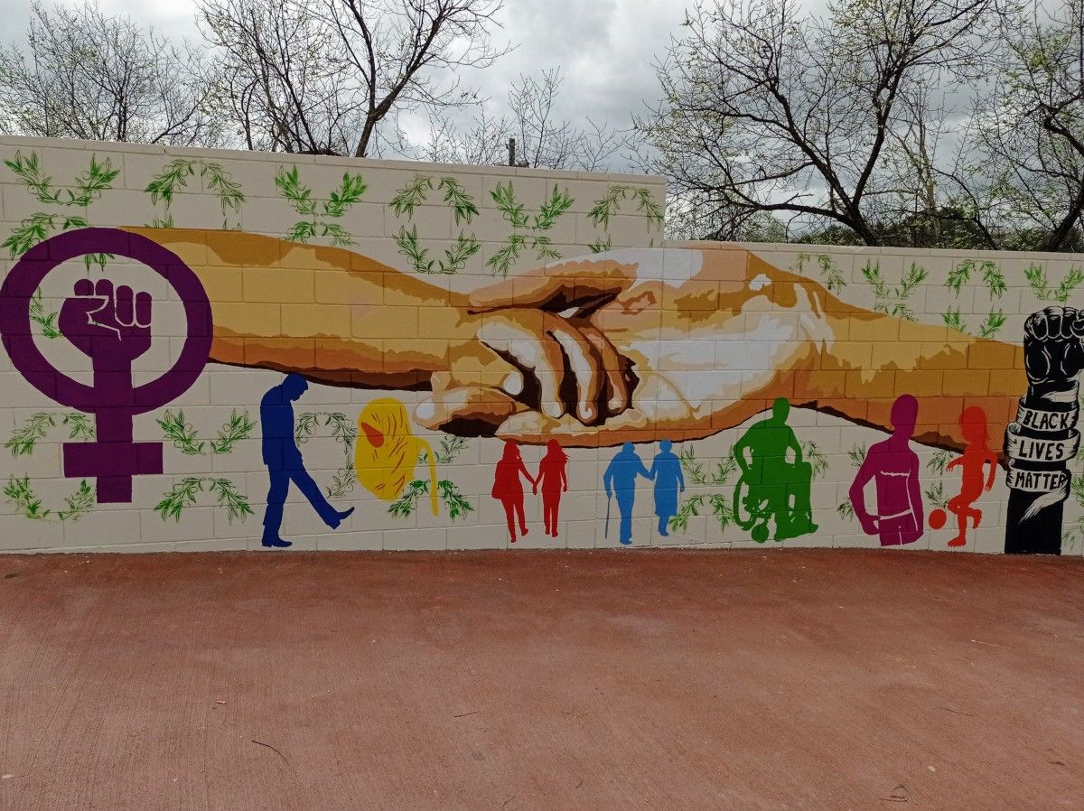 Un dels murals de la COLOR Week de Rubí