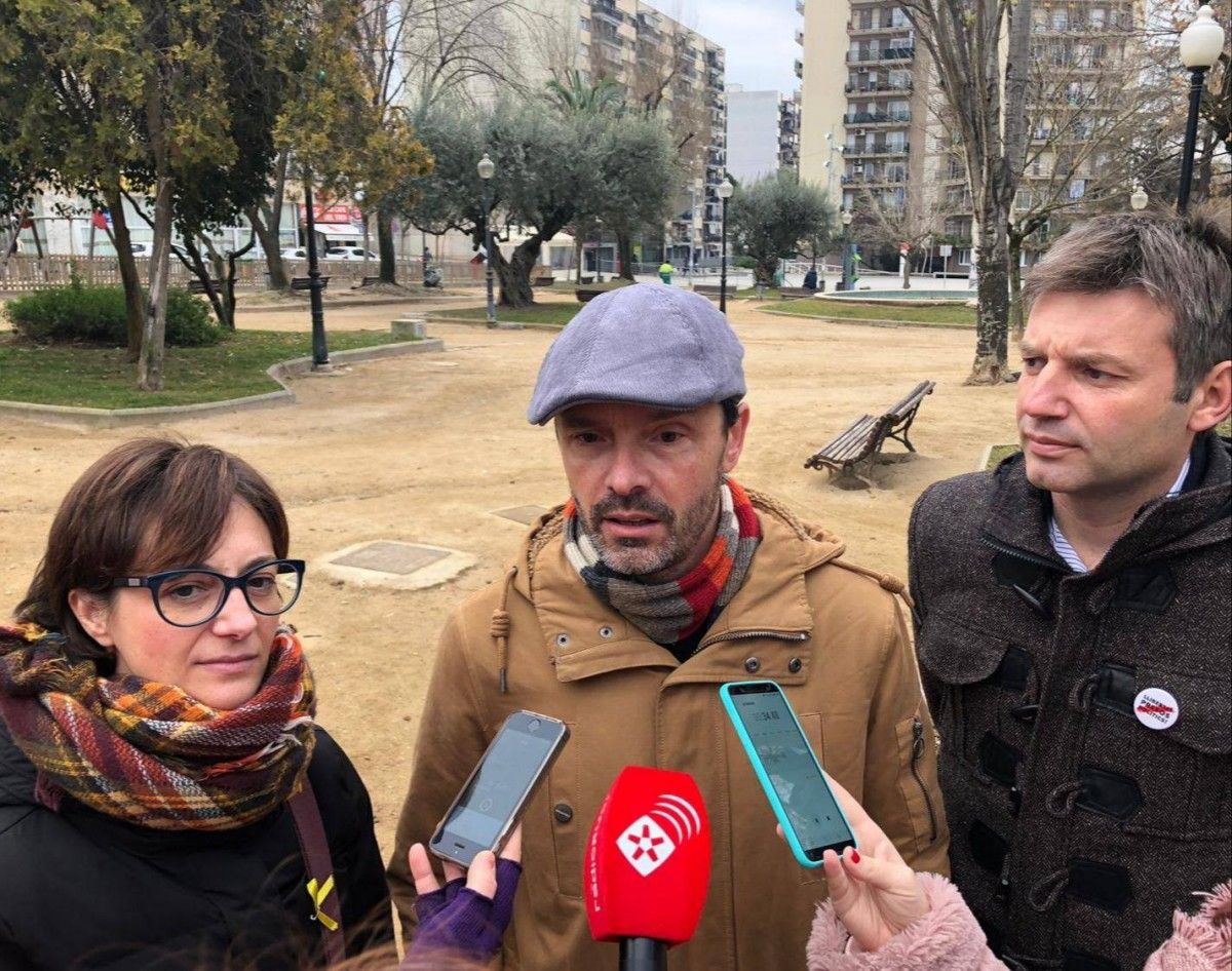 Sandra Casas, Joan Puntí i Xavier Corbera, d'ERC