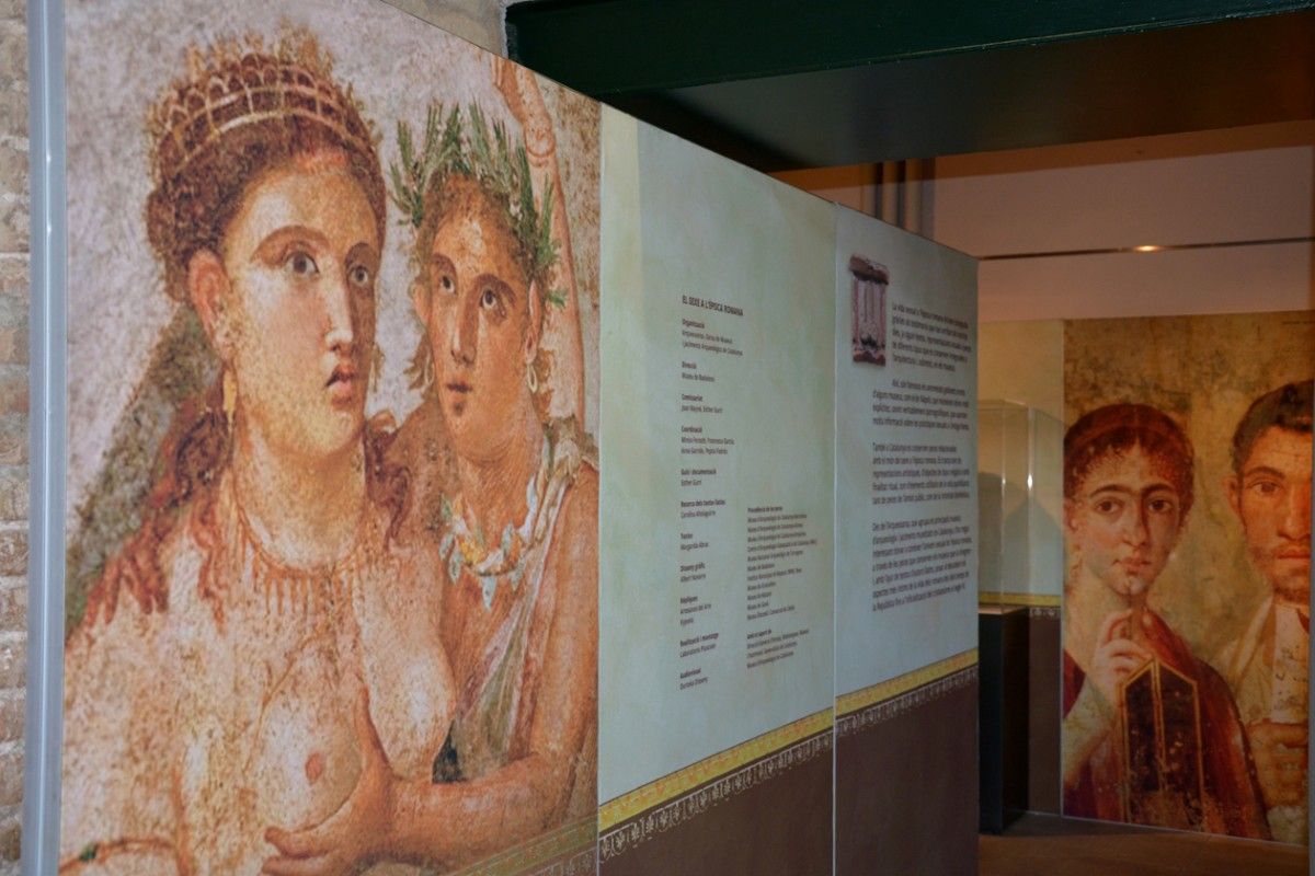 Entrada de l'exposició "El sexe a l'època romana"