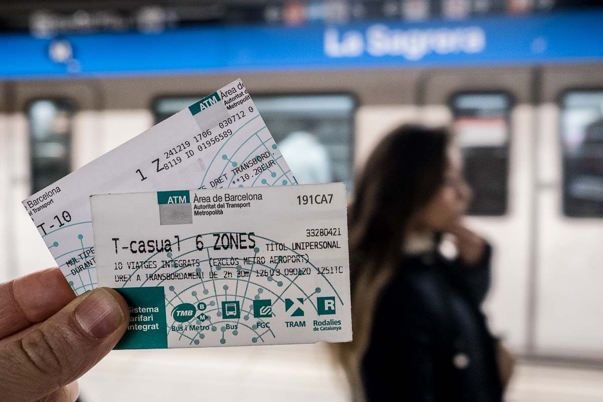 Targetes del metro de Barcelona