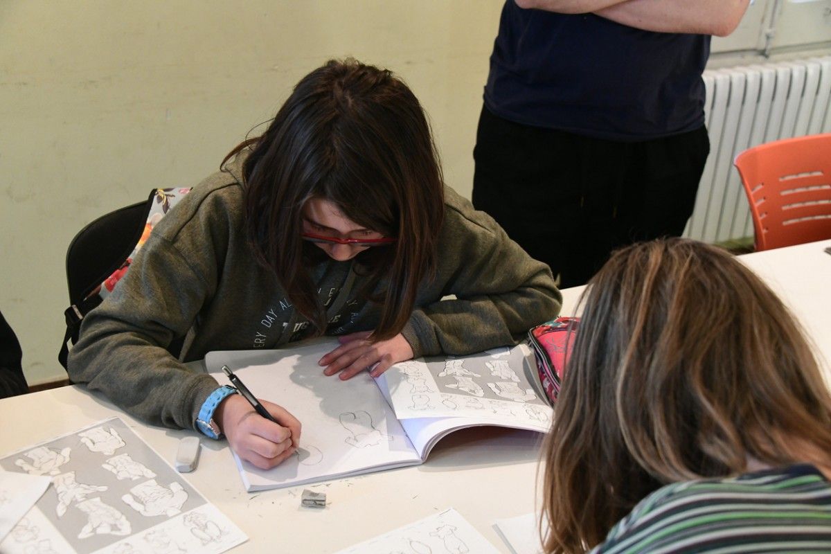 Un dels tallers adreçats a joves és d'il·lustració i còmic