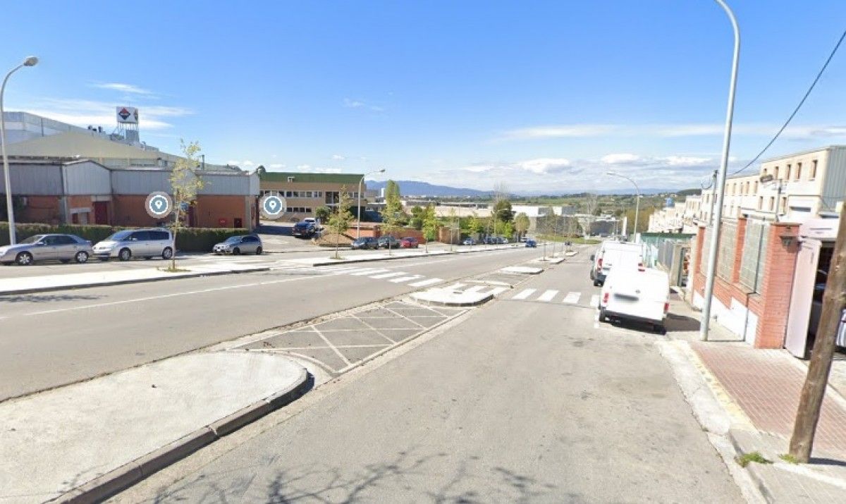 El tram de l'avinguda de Can Rosés afectat per les obres