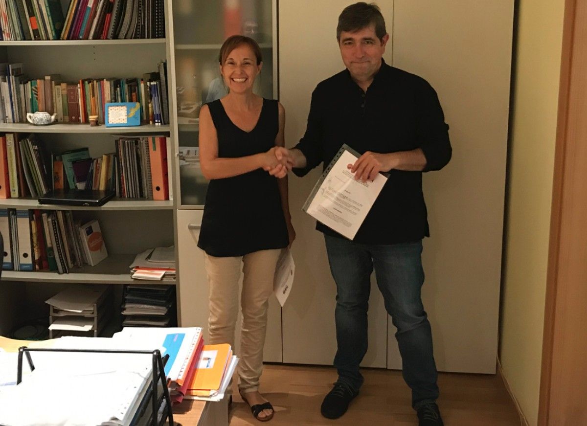La cooperativa ISOM i el CEF Can Mir ja han signat l'acord de col·laboració