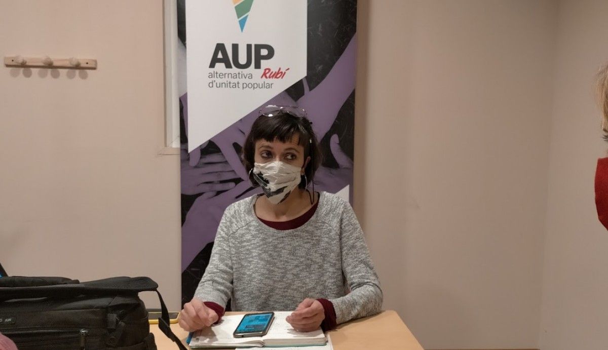 Betlem Cañizar, portaveu de l'AUP