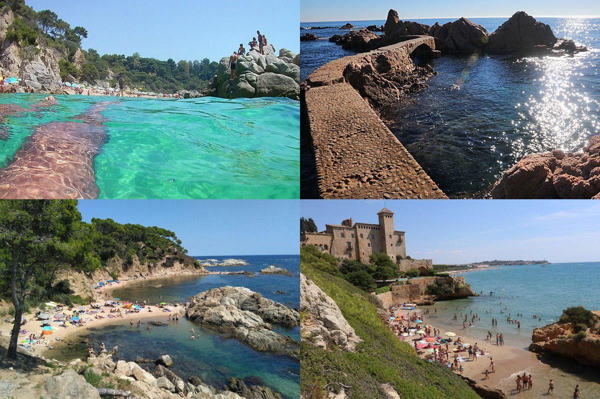 Quatre cales de la costa catalana