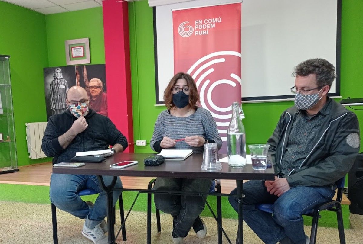 Ànnia García, Pau Navarro i Andrés Medrano presenten les mocions al ple d'abril
