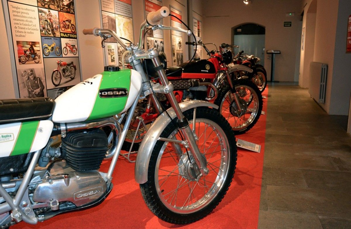 Set motos exposades al Castell són l'atractiu de la nova exposició
