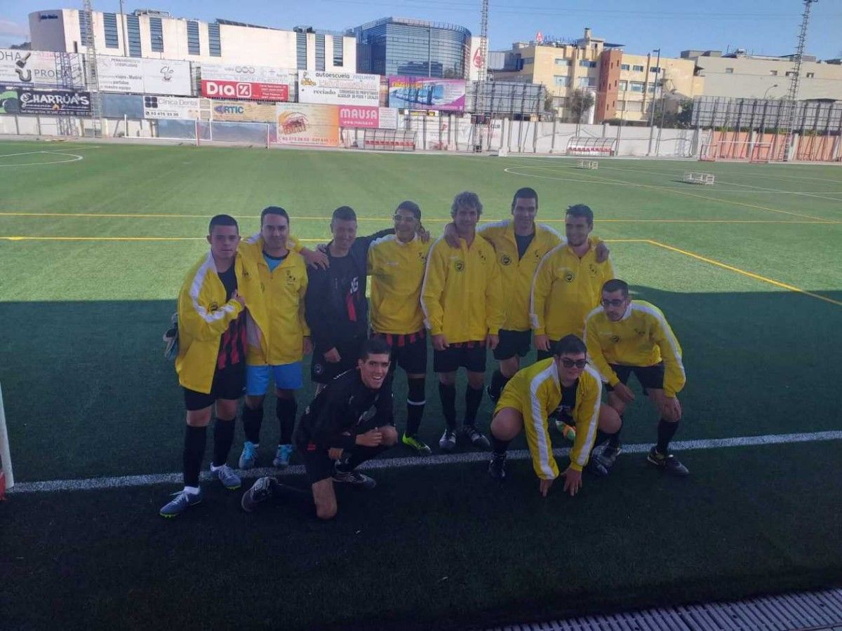 L'equip de futbol 7 del Club Esportiu Horitzó-Can Mir