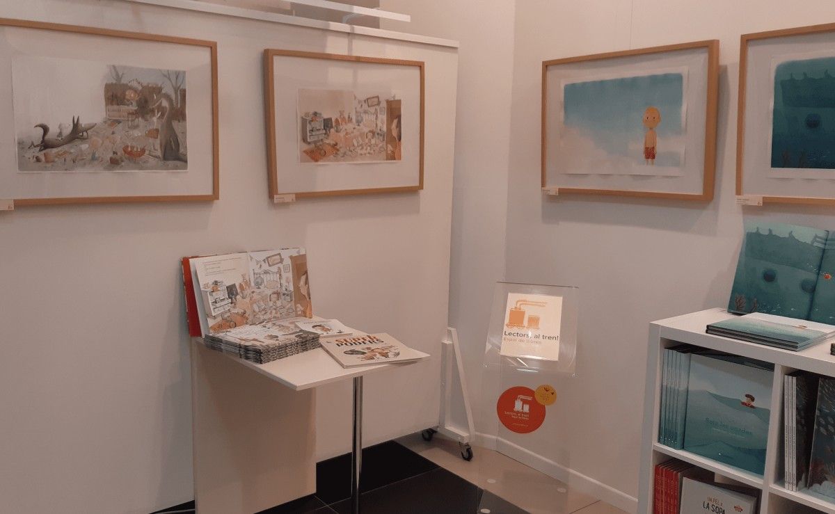 L'exposició col·lectiva d'il·lustradors de la llibreria Lectors, al tren! es pot visitar fins el 28 de novembre