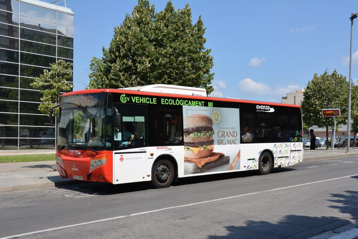 Un bus urbà de Rubí 