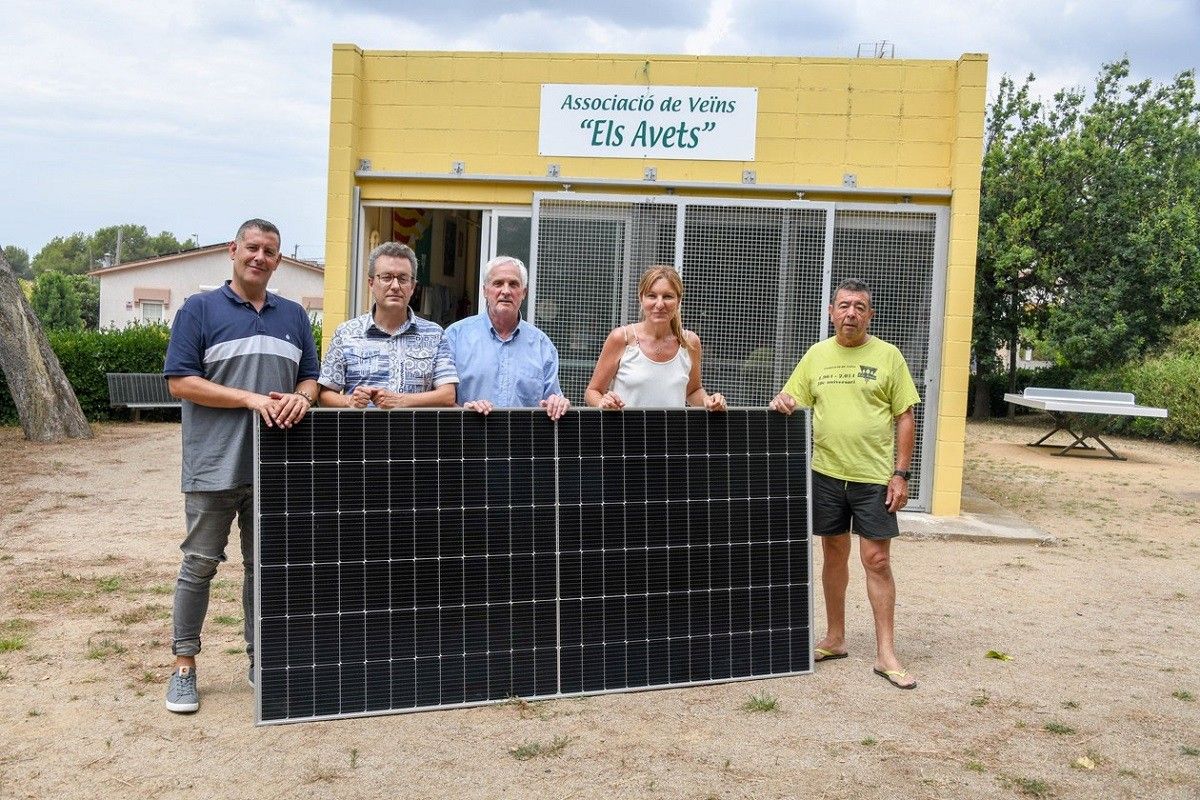 En marxa la prova pilot d'autoconsum solar a Els Avets